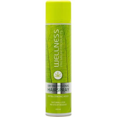 Wellness Extra Strong Hold Utrwalający Lakier Do Włosów Bardzo Mocny 400ml