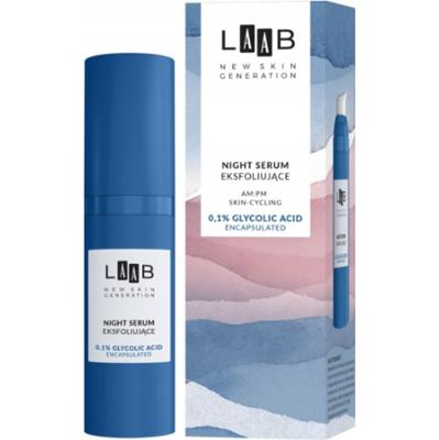 AA Laab 0,1% Glycolic Acid Night Eksfoliujące Serum Do Twarzy Na Noc 30ml