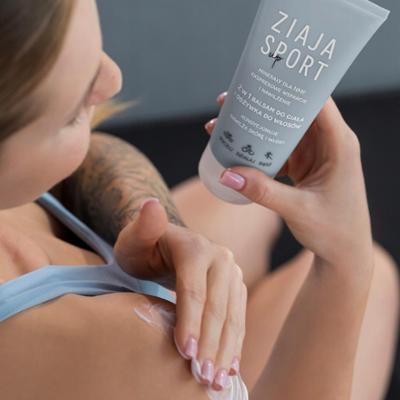 Ziaja Sport 2w1 Lekki Balsam Do Ciała i Odżywka Do Włosów Koenzym Q10 200ml