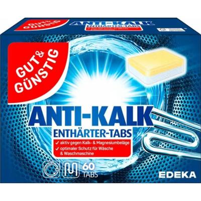 G&G AntiKalk Odkamieniacz Do Pralki Zmiękczający Wodę Wydajny 60 Tabletek