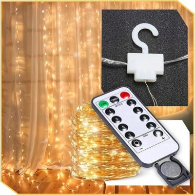 Kurtyna Świetlna Lampki LED x 300 Świąteczne Choinkowe Girlanda Na Okno 3x3