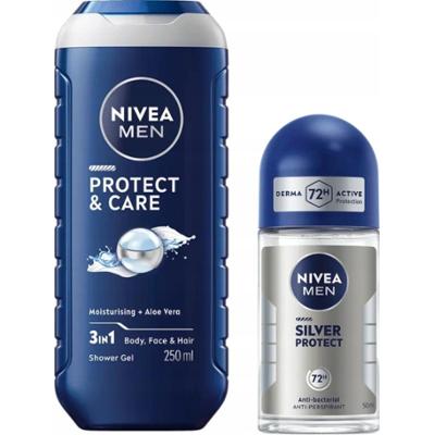 Nivea Men Gentle Recovery Męski Zestaw Prezentowy Żel Pianka Balsam Kulka