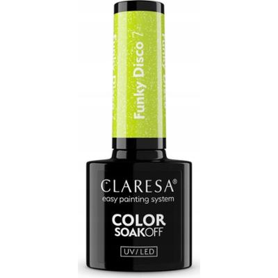 Claresa Lakier Hybrydowy Funky Disco 7 Lime Light  5g
