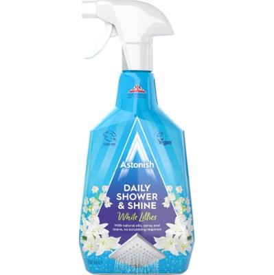 Astonish Daily Shower Płyn Do Mycia Kabin Prysznicowych Wanny Lilia 750ml