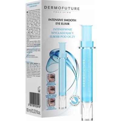 DermoFuture Intensywnie Wygładzający Eliksir Pod Oczy Jedwab Bawełna 10ml