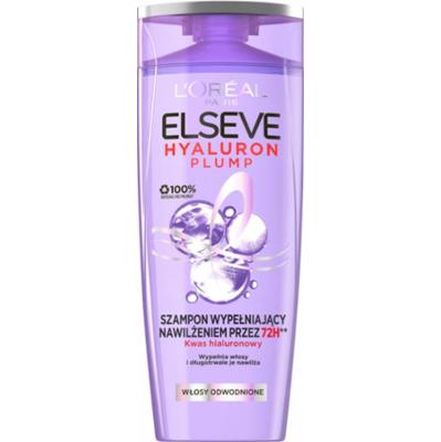Loreal Elseve Hyaluron Plump 72h Silnie Nawilżający Szampon Do Włosów 400ml