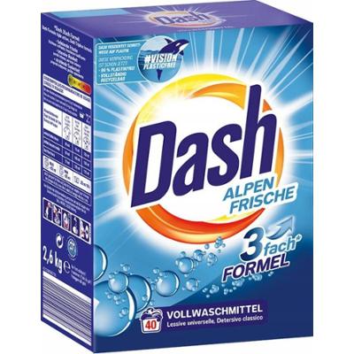 DASH Alpen Freische 3w1 Proszek Do Prania Uniwersalnego 40 Prań 2,6kg