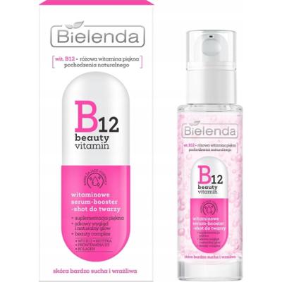 Bielenda B12 Beauty Witamin Shot Nawilżające Serum Booster Do Twarzy 30ml