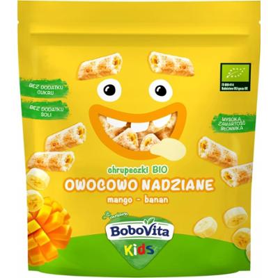 Bobovita Kids Przekąska Dla Dzieci Chrupki Owocowo Nadziane Mango Banan 30g