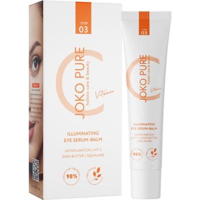 Joko Pure Rozświetlające Serum Balsam Pod Oczy z Witaminą C Skwalanem 20ml