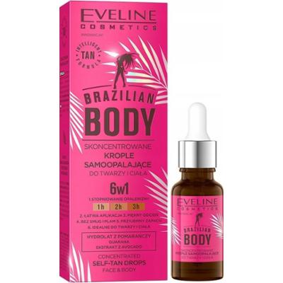 Eveline Brazilian Body Krople Samoopalające 18ml