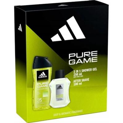 Adidas Pure Game Zestaw Prezentowy Kosmetyków Męskich Żel + Woda Po Goleniu