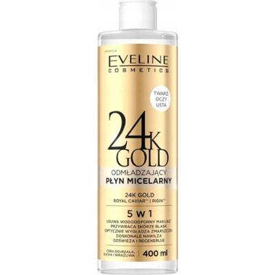 Eveline 24K Gold 5w1 Odmładzający Płyn Micelarny Dla Cery Dojrzałej 400ml