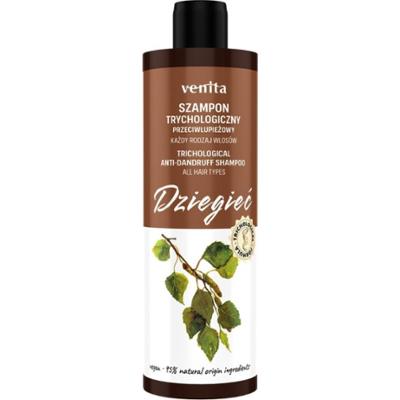Venita Trychologiczny Przeciwłupieżowy Szampon Do Włosów Dziegieć 200ml