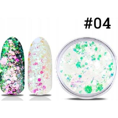 Pyłek Do Paznokci Brokat Bling Bling Hologram 04