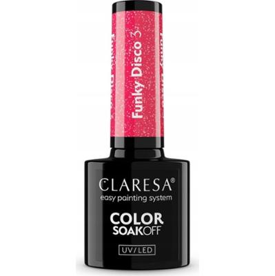 Claresa Lakier Hybrydowy Funky Disco 3 Coral Twist 5g
