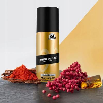 Bruno Banani Man's Best Męski Dezodorant w Sprayu Jabłko Cynamon 150ml