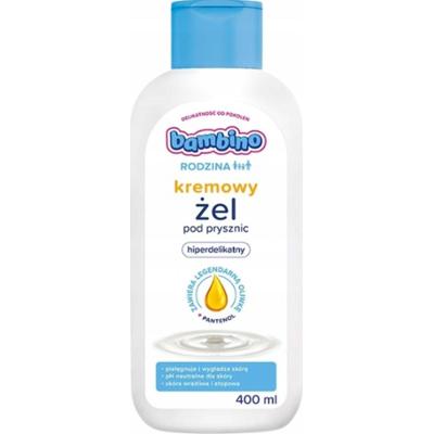 Bambino Rodzina Kremowy Żel Pod Prysznic Dorośli i Dzieci 3+ Pantenol 400ml