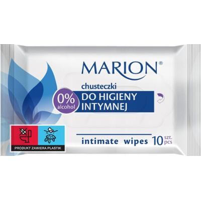 Marion Chusteczki Do Higieny Intymnej Klasyczne z Kwasem Mlekowym 10 sztuk