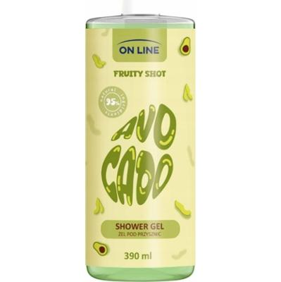 On Line Fruity Shot Odświeżający Żel Pod Prysznic Avokado Witamina E 390ml