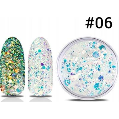Pyłek Do Paznokci Brokat Bling Bling Hologram 06