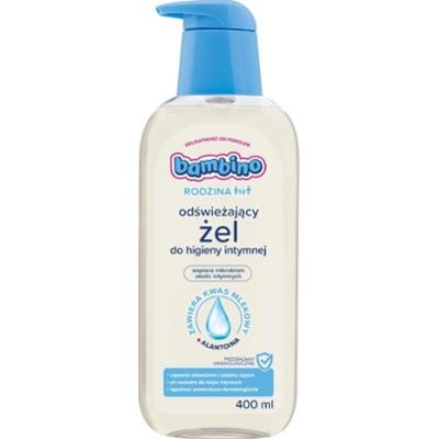 Bambino Odświeżający Żel Do Higieny Intymnej Kwas Mlekowy Alantoina 400ml