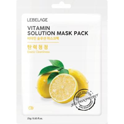 Lebelage Vitamin Solution Energetyzująca Maseczka Do Twarzy w Płachcie 25g