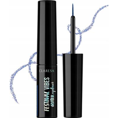 Claresa Festival Vibes Trwały Eyeliner Brokatowy Granatowy 02 Blueglow 4g