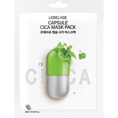 Lebelage Dr Capsule Cica Regenerująca Maseczka Do Twarzy w Płachcie 28ml