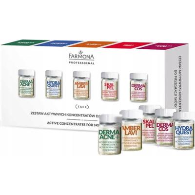 Farmona Professional Zestaw Aktywnych Koncentratów Do Twarzy Rodzaje 10x5ml