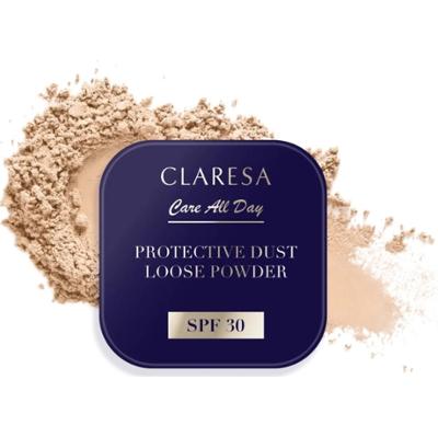 Claresa Care All Day Satynowy Sypki Puder Do Twarzy z Filtrem SPF 30 5g