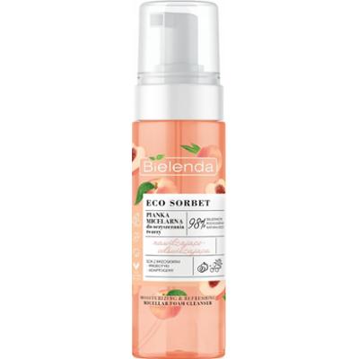 Bielenda Eco Sorbet Pianka Micelarna Nawilżająco Odświeżająca Brzoskwinia