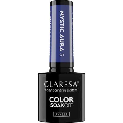 Claresa Lakier Hybrydowy Do Paznokci Klasyczny Granatowy Mystic Aura 5 5g