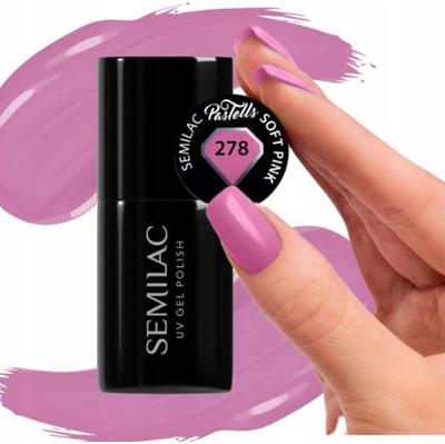 Semilac Lakier Hybrydowy Pastells Soft Pink 278 7ml