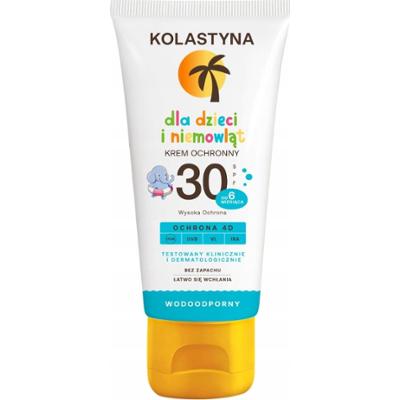 Kolastyna Wodoodporny Krem Dla Dzieci i Niemowląt +6M Ochronny SPF 30 75ml