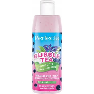 Perfecta Bubble Tea Oczyszczająca Emulsja Do Mycia Twarzy Erytrytol 300ml