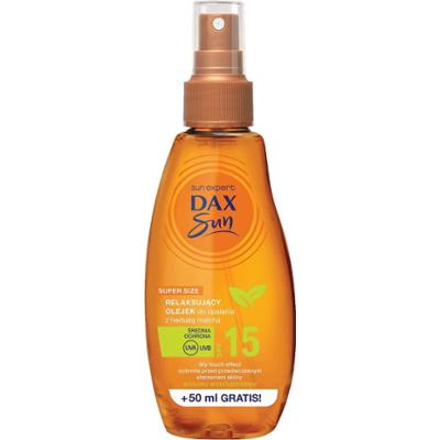 Dax Sun Relaksujący Olejek Do Opalania SPF15 200ml