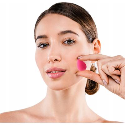 eVanda Mini Blender Gąbka Do Makijażu Korektora Gąbeczka Pod Oko Sponge Różowa