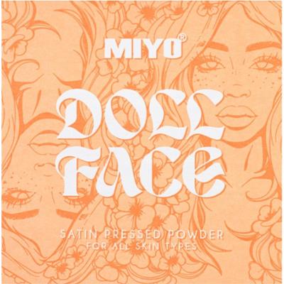 Miyo Doll Face Satin Prasowany Puder Matujący Do Twarzy 03 Ballerina 7g
