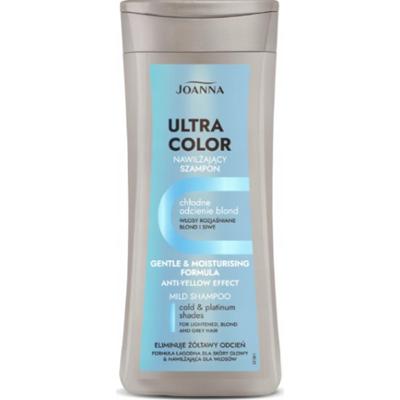 Joanna Ultra Color Szampon Do Włosów Blond Srebrna Ochładza Kolor 200ml
