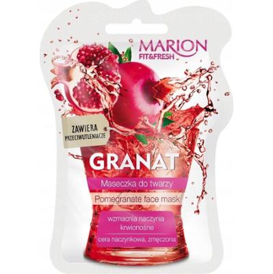 Marion Fit Fresh Wzmacniająca Maseczka Do Twarzy Ekstrakt z Granatu 7,5ml