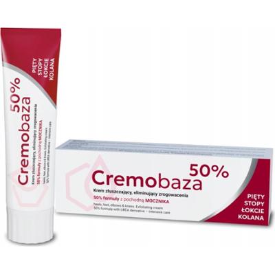 Cremobaza Złuszczający Krem Do Stóp Ciała z Pochodną Mocznika 50% 30g