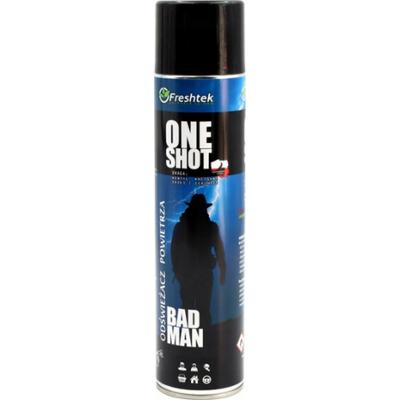 Freshtek One Shot Neutralizator Zapachów Odświeżacz Powietrza Bad Man 600ml