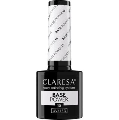 Claresa Base Power UV/LED Bezkwasowa Baza Hybrydowa Klasyczny Mleczny 15 5g