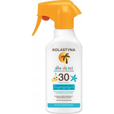 Kolastyna Wodoodporna Emulsja Do Opalania Dla Dzieci SPF 30 Spray 200ml