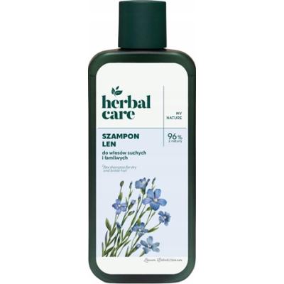 Herbal Care Szampon Do Włosów Suchych Łamliwych z Ekstraktem z Lnu 330ml