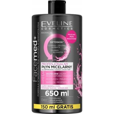 Eveline Facemed Nawilżająco Regenerujący Płyn Micelarny Do Demakijażu 650ml
