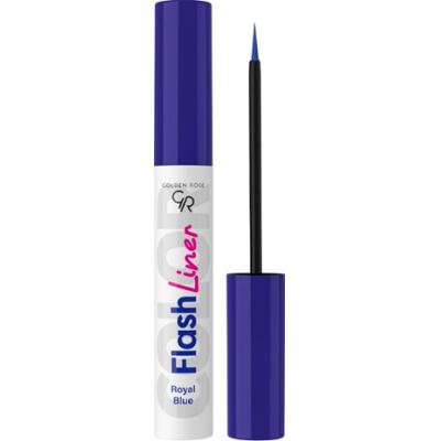 Golden Rose Flash Liner Kolorowy Eyeliner w Płynie Niebieski 104 Royal Blue