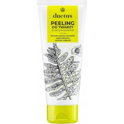 Duetus Drobnoziarnisty Peeling Do Twarzy z Węglem Aktywnym Czarnuszka 75ml