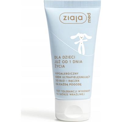 Ziaja Med Krem Do Buzi Rączek Dla Dzieci Ultradelikatny Hipoalergiczny 50ml